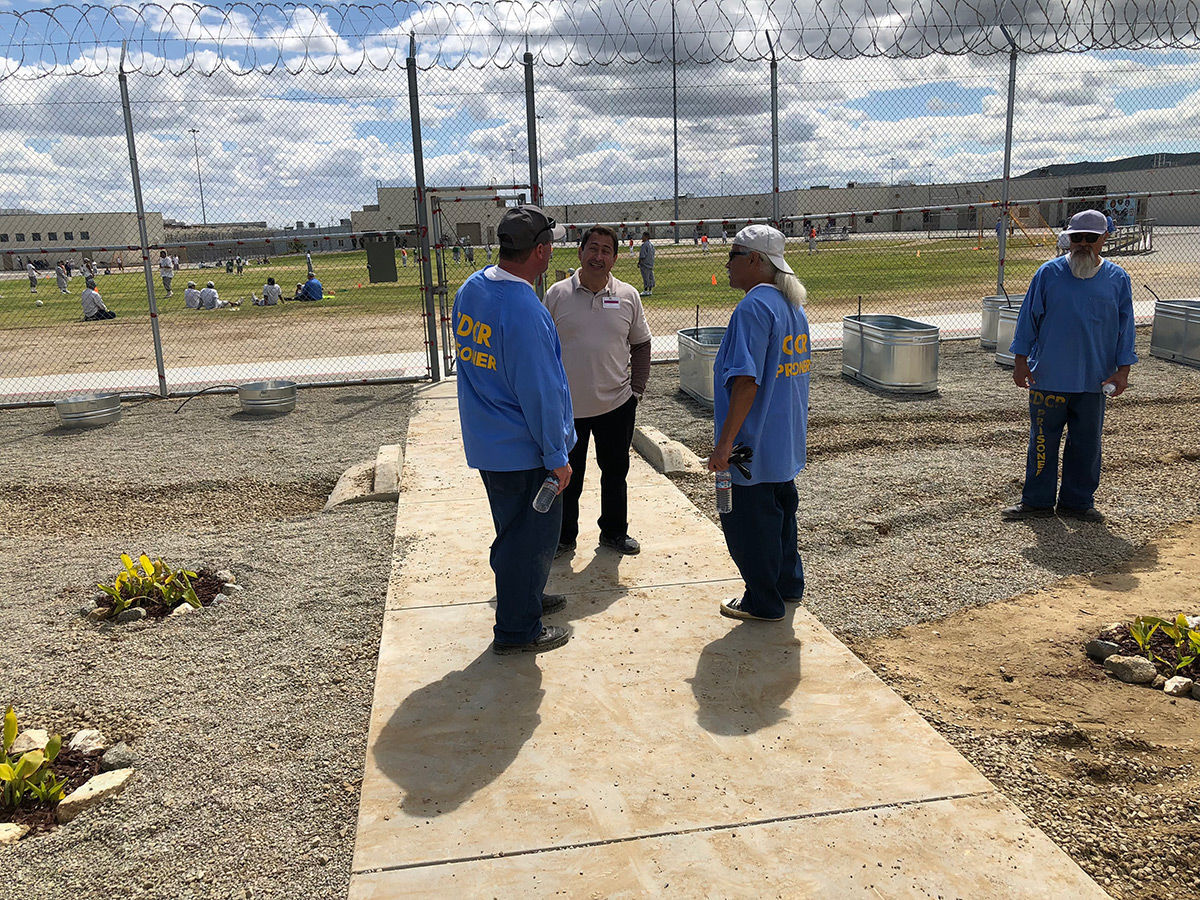 Avenal State Prison garden